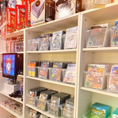 Refilled the Nintendo shelves at the store - 