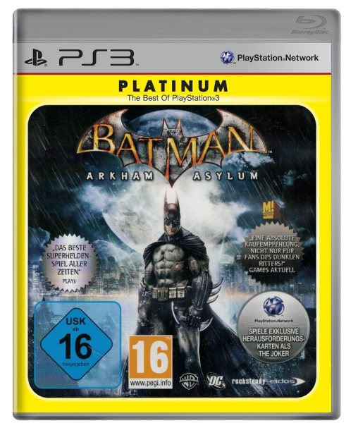 Batman – Arkham Asylum (Platinum) (EU) (CIB) (acceptable) - PlayStation 3 (PS3)