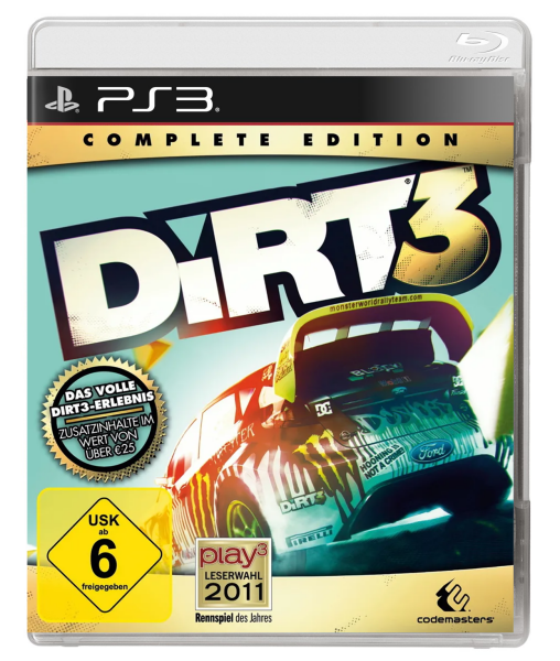 Dirt 3 – Complete Edition (EU) (CIB) (mint condition) - PlayStation 3 (PS3)