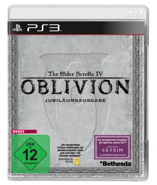 Elder Scrolls IV: Oblivion Jubiläumsausgabe (mit Anl. & Karte / Map) (EU) (OVP) (neuwertiger Sammlerzustand) - PlayStation 3 (PS3)