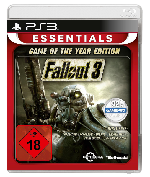 Fallout 3 (Game of the Year Edition) (Essentials) (EU) (CIB) (very good condition) - PlayStation 3 (PS3)