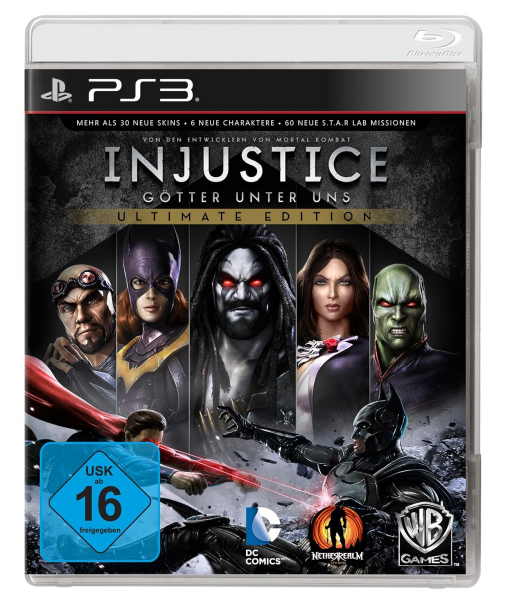 Injustice (Ultimate Edition) (EU) (OVP) (sehr guter Zustand) - PlayStation 3 (PS3)