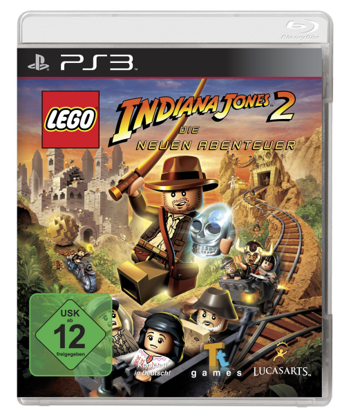 Lego Indiana Jones 2 – Die Neuen Abenteuer (EU) (OVP) (sehr guter Zustand) - PlayStation 3 (PS3)