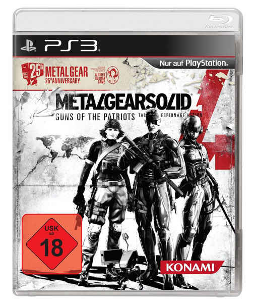 Metal Gear Solid 4: Guns of the Patriots -Limited 25th Anniversary Edition (inkl. Poster) (EU) (CIB) (very good condition) - PlayStation 3 (PS3)