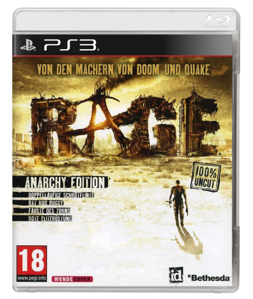 RAGE – Anarchy Edition (PEGI, dt.) (EU) (CIB) (very good condition) - PlayStation 3 (PS3)