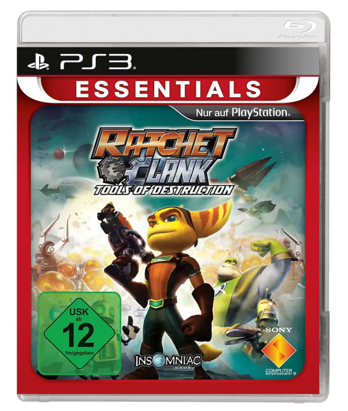 Ratchet & Clank: Tools of Destruction (Essentials) (EU) (OVP) (sehr guter Zustand) - PlayStation 3 (PS3)