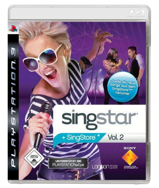 Singstar +Singstore Vol. 2 (US) (OVP) (sehr guter Zustand) - PlayStation 3 (PS3)