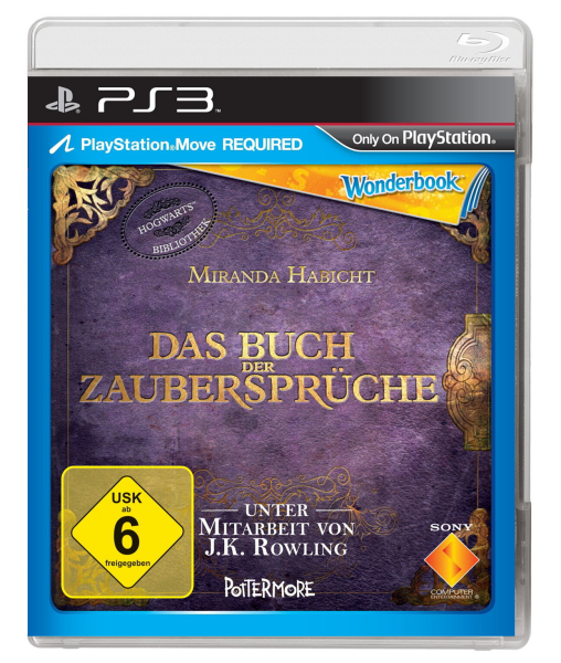 Wonderbook – Das Buch der Zaubersprüche (PS Move, Bundle Version, Wonderbook erforderlich) (EU) (OVP) (sehr guter Zustand) - PlayStation 3 (PS3)