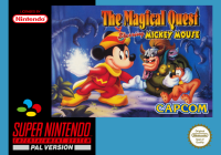 Magical Quest – Starring Mickey Mouse (schwarzes Label) (EU) (lose) (sehr guter Zustand) - Super Nintendo (SNES)