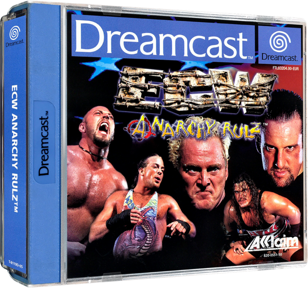 ECW Anarchy Rulez (EU) (CIB) (very good condition) - Sega Dreamcast