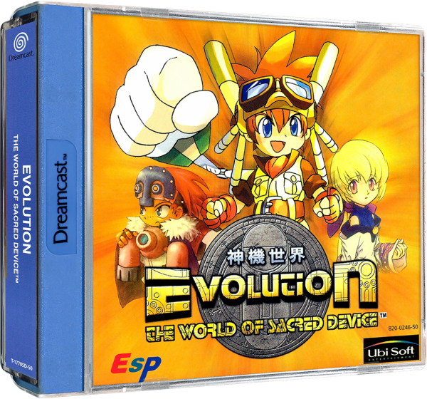 Evolution – The World of Sacred Device (EU) (CIB) (very good condition) - Sega Dreamcast