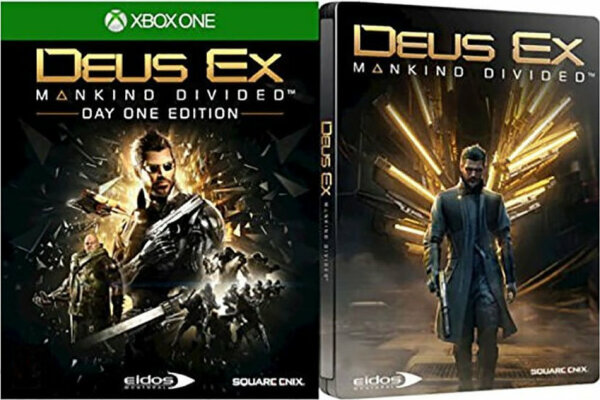 Deus Ex – Mankind Divided (Steelbook) (EU) (OVP) (sehr guter Zustand) - Xbox One