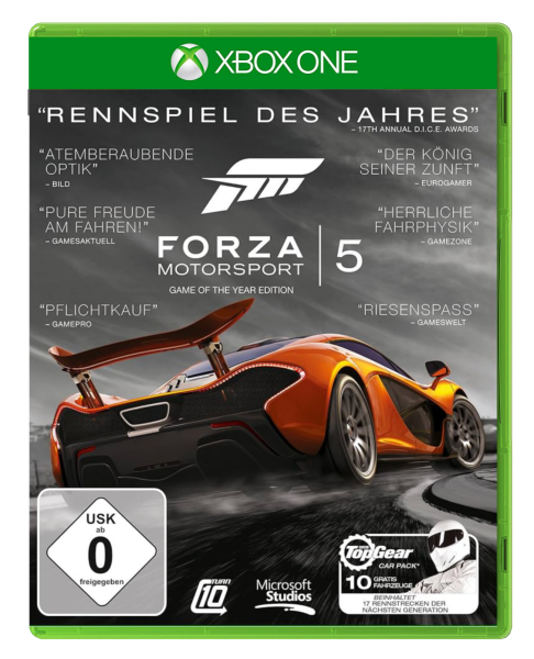 Forza Motorsport 5 – Game of the Year Edition (EU) (OVP) (sehr guter Zustand) - Xbox One