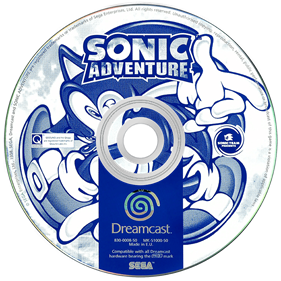 Sonic Adventure (nur CD, disc only) (EU) (lose) (new) - Sega Dreamcast