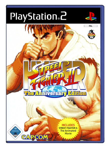 Hyper Street Fighter II (EU) (OVP) (sehr guter Zustand) - PlayStation 2 (PS2)