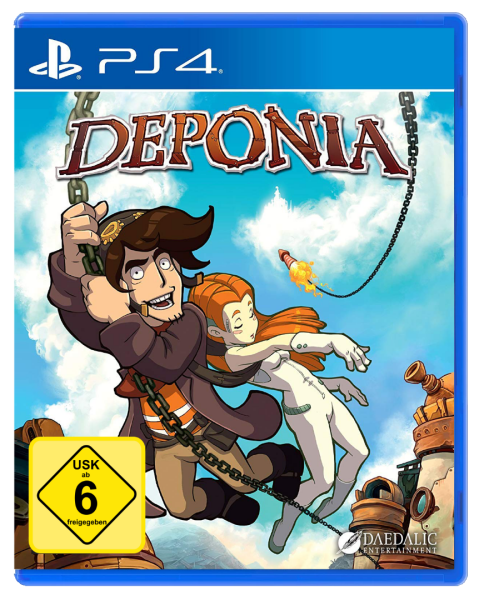 Deponia (EU) (OVP) (neuwertiger Sammlerzustand) - PlayStation 4 (PS4)