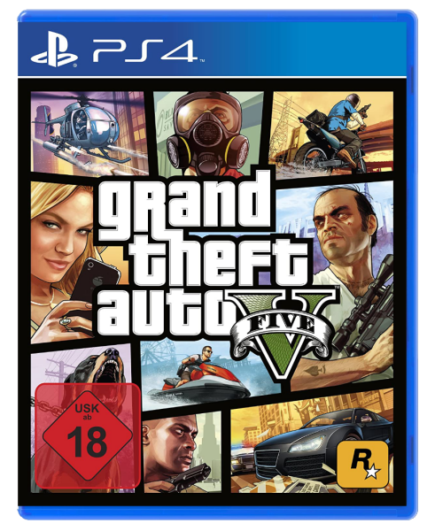 Grand Theft Auto V (EU) (OVP) (gebraucht) - PlayStation 4 (PS4)