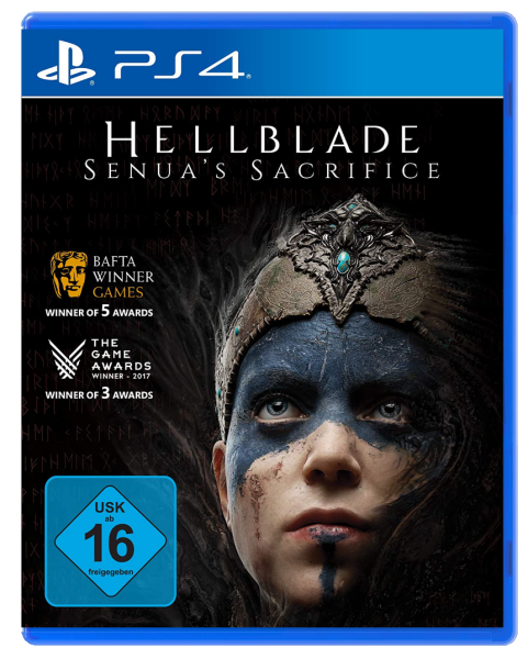 Hellblade Senuas Sacrifice (mit Pappschuber) (EU) (OVP) (sehr guter Zustand) - PlayStation 4 (PS4)