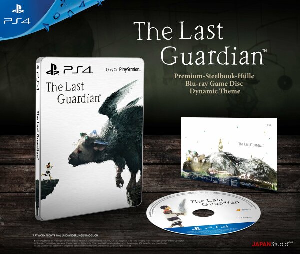 Last Guardian (Steel Book) (EU) (OVP) (neu) - PlayStation 4 (PS4)