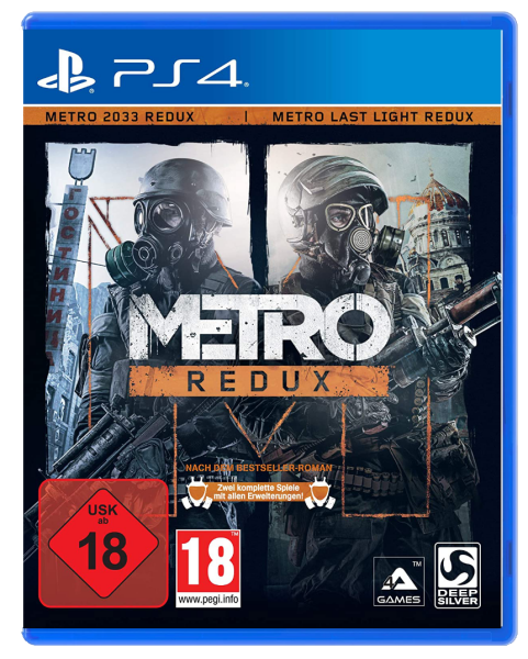 Metro Redux - 2033 / Last Light (EU) (OVP) (sehr guter Zustand) - PlayStation 4 (PS4)