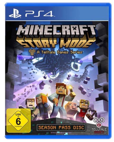 Minecraft Story Mode – A Telltale Game Series (Season Pass Disc) (EU) (CIB) (very good condition) - PlayStation 4 (PS4)