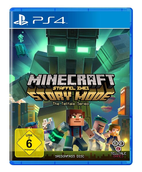 Minecraft Story Mode – A Telltale Game Series – Staffel 2 (EU) (OVP) (sehr guter Zustand) - PlayStation 4 (PS4)