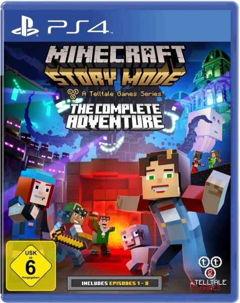 Minecraft Story Mode - A Telltale Game Series - Das komplette Abenteuer (EU) (OVP) (sehr guter Zustand) - PlayStation 4 (PS4)