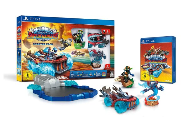 Skylander Superchargers Box Set (mit Figuren) (EU) (OVP) (sehr guter Zustand) - PlayStation 4 (PS4)