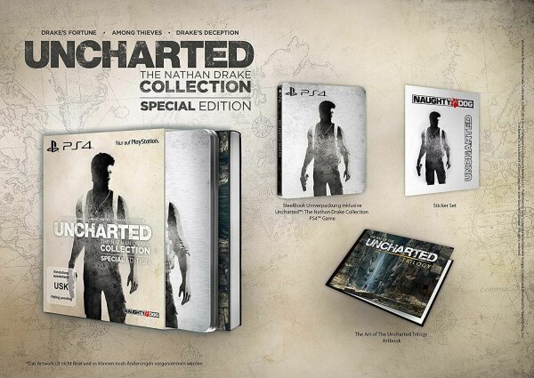 Uncharted – Nathan Drake Collection (Special Edition) (EU) (OVP) (sehr guter Zustand) - PlayStation 4 (PS4)