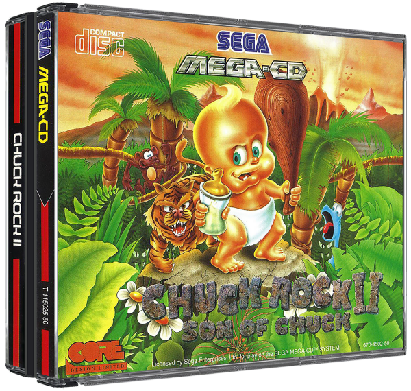 Chuck Rock 2 (EU) (CIB) (mint condition) - Mega CD