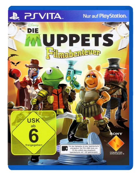 Die Muppets – Filmabenteuer (EU) (OVP) (sehr guter Zustand) - PS Vita