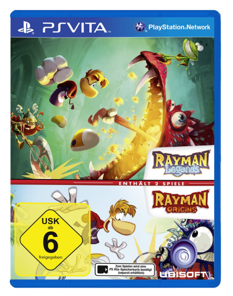 Rayman Legends + Rayman Origins (EU) (OVP) (neuwertiger Sammlerzustand) - PS Vita