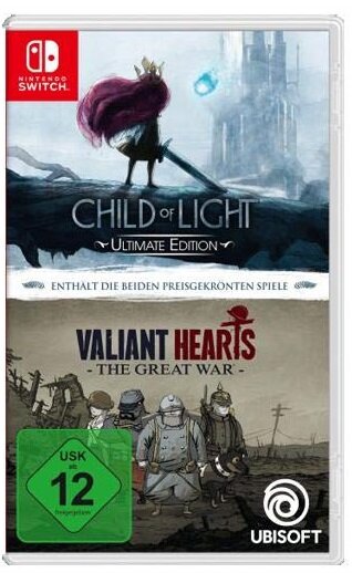 Child of Light (Ultimate Edition) + Valiant Hearts: The Great War (EU) (OVP) (neu) - Nintendo Switch