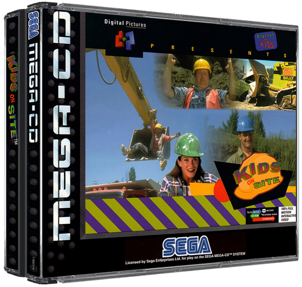 Kids on Site (EU) (CIB) (very good condition) - Mega CD