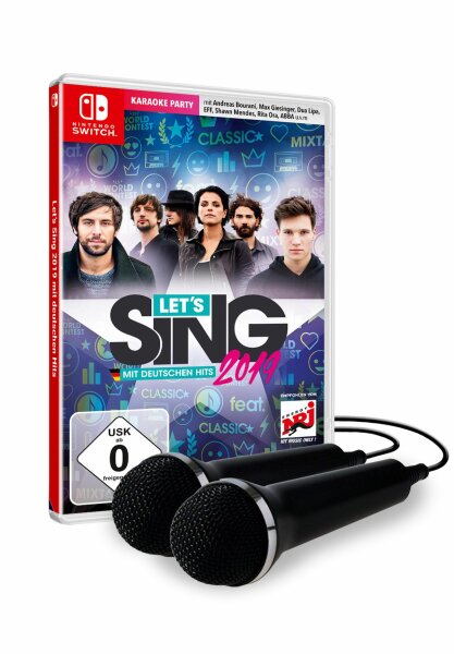 Lets Sing 2019 (Box-Set mit Mikrofon) (EU) (OVP) (sehr guter Zustand) - Nintendo Switch