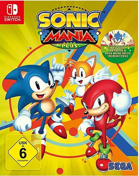 Sonic Mania Plus (+Artbook) (EU) (CIB) (very good condition) - Nintendo Switch