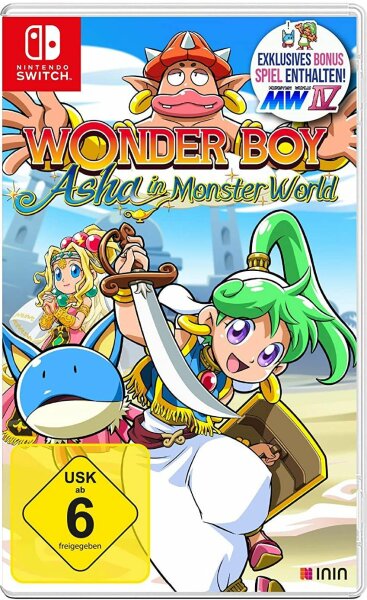 Wonderboy – Asha in Monsterworld (EU) (OVP) (neuwertiger Sammlerzustand) - Nintendo Switch