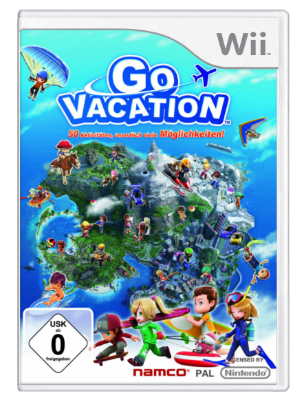 Go Vacation (Namco) (EU) (OVP) (sehr guter Zustand) - Nintendo Wii