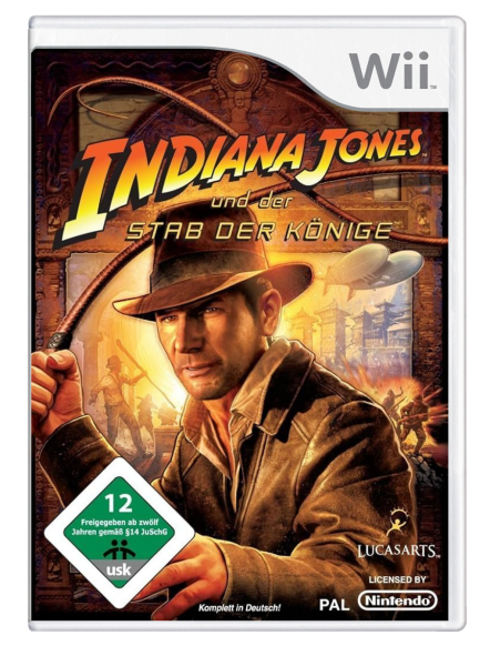 Indiana Jones und der Stab der Könige (EU) (OVP) (sehr guter Zustand) - Nintendo Wii