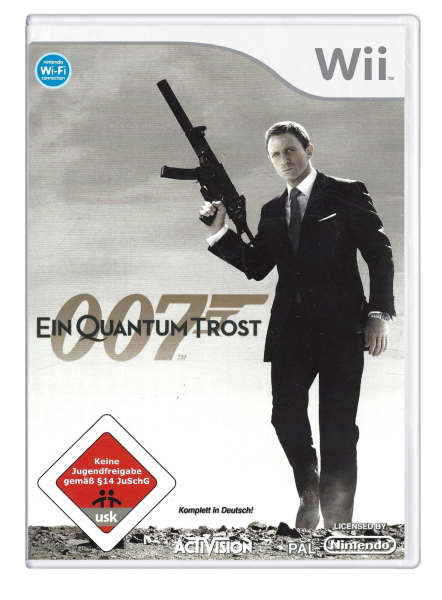 James Bond 007 : Quantum Trost (USK 18) (EU) (OVP) (sehr guter Zustand) - Nintendo Wii