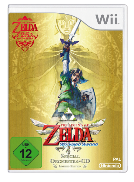 Legend of Zelda – Skyward Sword (Limited Edition, mit Soundtrack CD) (EU) (CIB) (acceptable) - Nintendo Wii