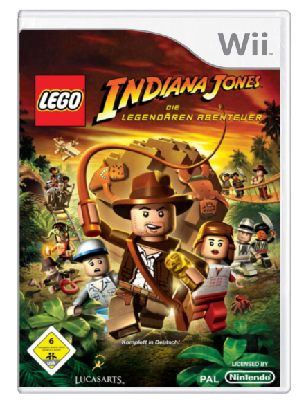 Lego Indiana Jones – Die Legendären Abenteuer (EU) (CIB) (very good condition) - Nintendo Wii