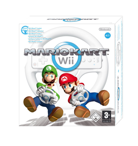 Mario Kart Wii Limited Edition (inkl. Wheel) (EU) (OVP) (sehr guter Zustand) - Nintendo Wii