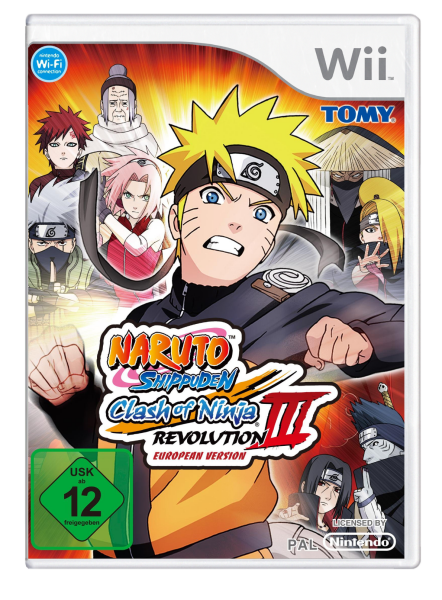 Naruto Shippuden – Clash of Ninja Revolution III (EU) (OVP) (neu) - Nintendo Wii