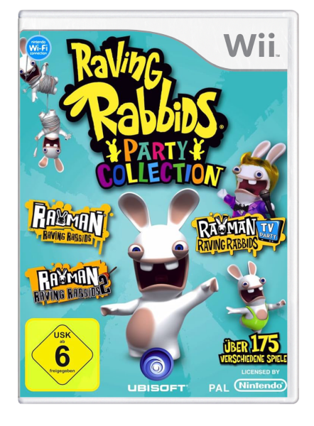 Rayman Raving Rabbids – Party Collection (EU) (OVP) (sehr guter Zustand) - Nintendo Wii