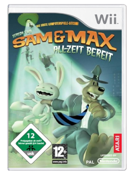 Sam & Max – Allzeit Bereit (EU) (CIB) (very good condition) - Nintendo Wii