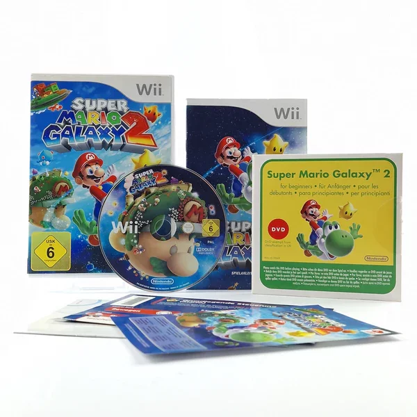 Super Mario Galaxy 2 DVD für Anfänger – Grundlagen, Anleitung (im Pappschuber) (EU) (CIB) (acceptable) - Nintendo Wii