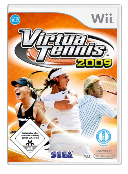 Virtua Tennis 2009 (EU) (OVP) (sehr guter Zustand) - Nintendo Wii