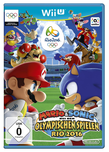 Mario & Sonic bei den Olympischen Sommerspielen Rio 2016 (EU) (lose) (sehr guter Zustand) - Nintendo Wii U