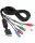 PS2 YUV / YPbPr component cable for HDTV (Third Party) (EU) (loose) (new) - PlayStation 2 (PS2)